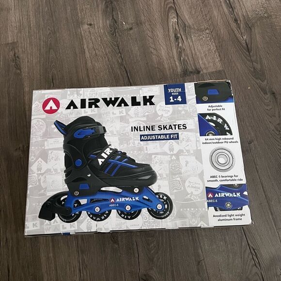 Airwalk Youth Inline Skate - Blue (1-4) - Picture 6 of 6